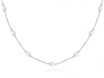 Collier Roxanne perles de culture 3.0-4.0mm avec bracelet et