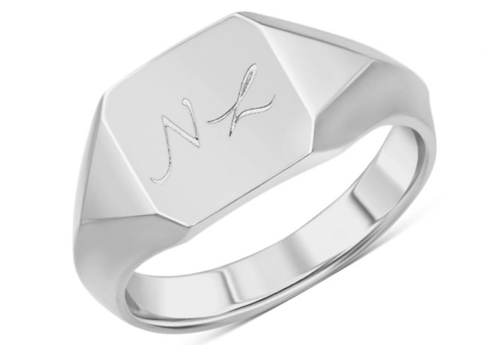 Personalised Initial Signet Ring | Watsons Jewellers
