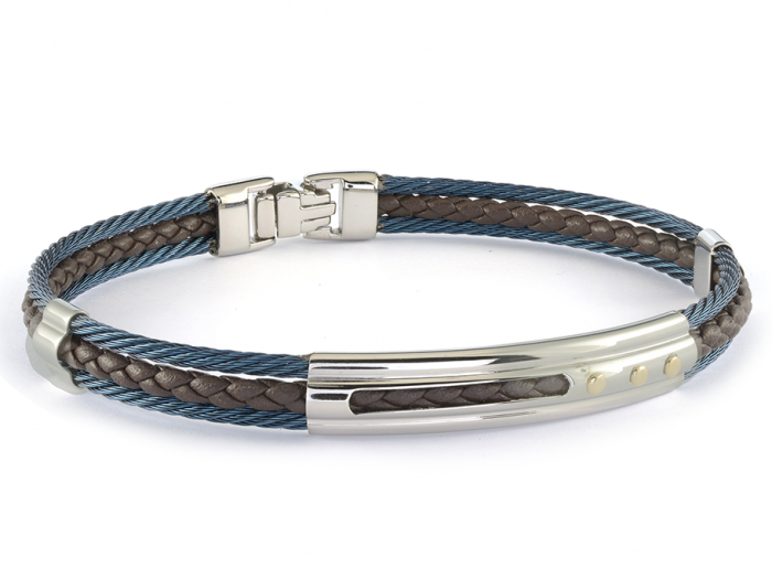 Michael Cable Bracelet | Silver - Oliver Cabell