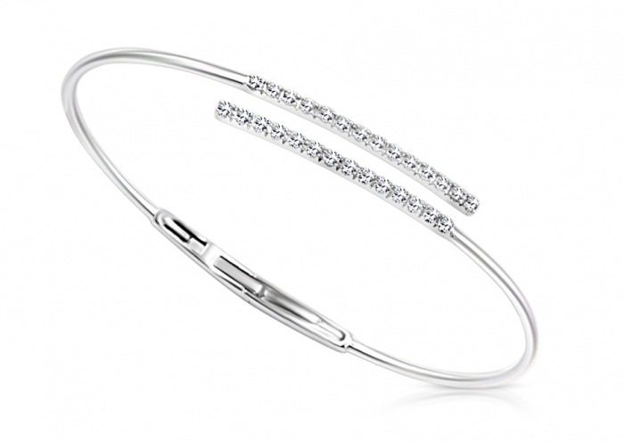 Bracelet Femme Live Diamond Or 375/1000 Diamant Synthétique Écologiq