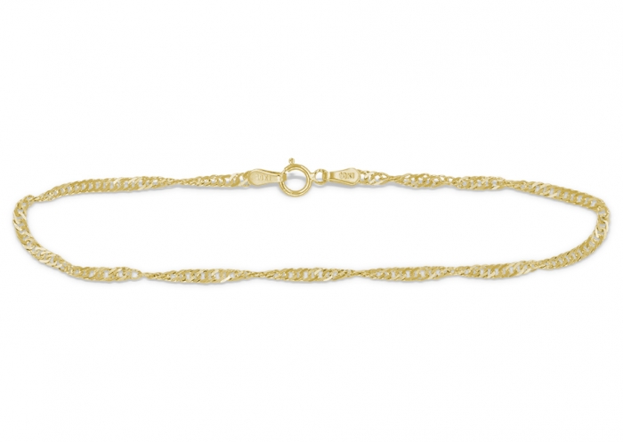 Buy Orelia London Rectangular Link T-Bar Gold Bracelet from Next Singapore