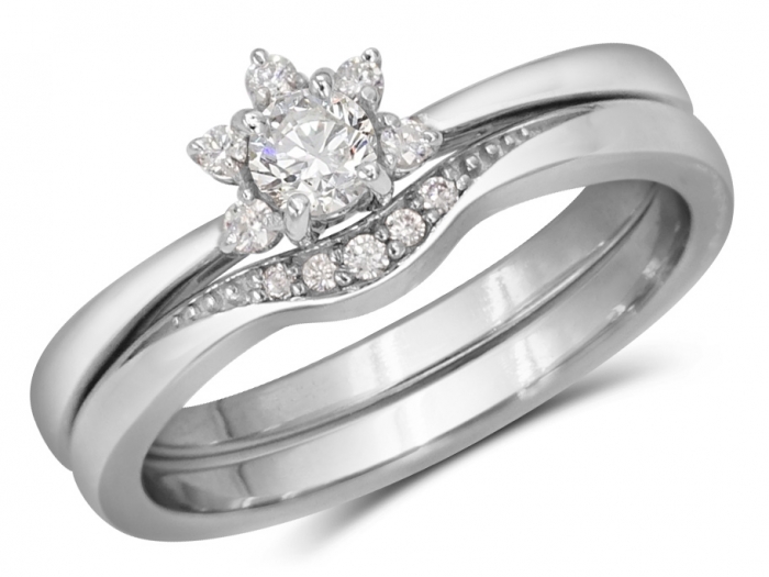 Plumeria diamond clearance ring