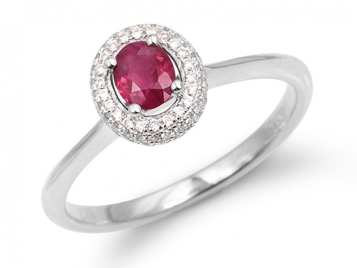 Jamie Joseph | All Gold African Ruby Oval Ring at Voiage Jewelry
