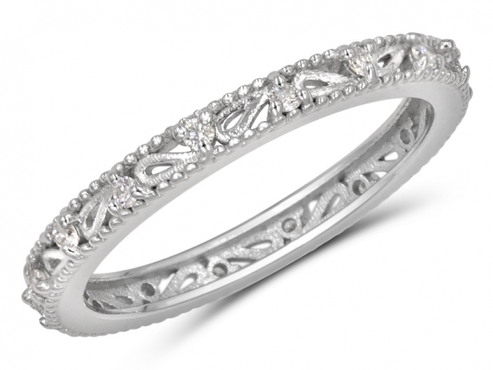 KC Designs Diamond Eternity Band in 14k White Gold with 23 Diamonds  weighing 1.64ct tw. R11617 - Sami Fine Jewelry