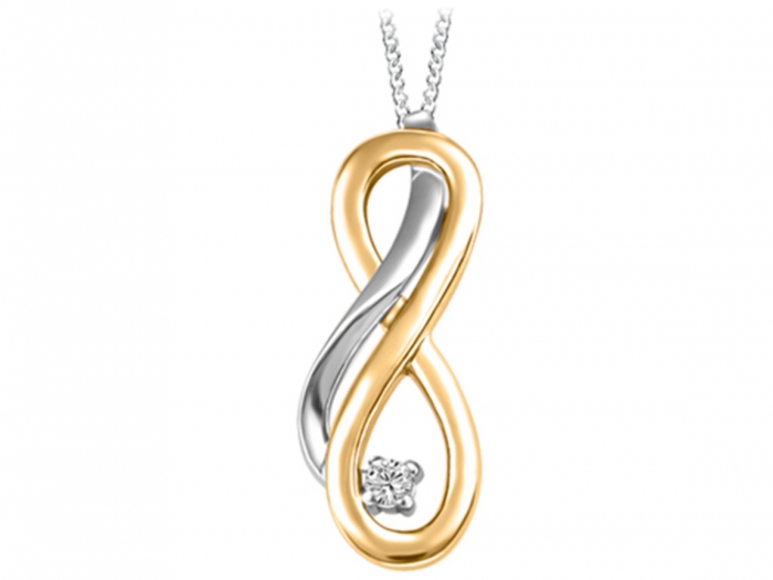 Politics Sinewi Registration Lovely Canadian diamond infinity pendant for ladies