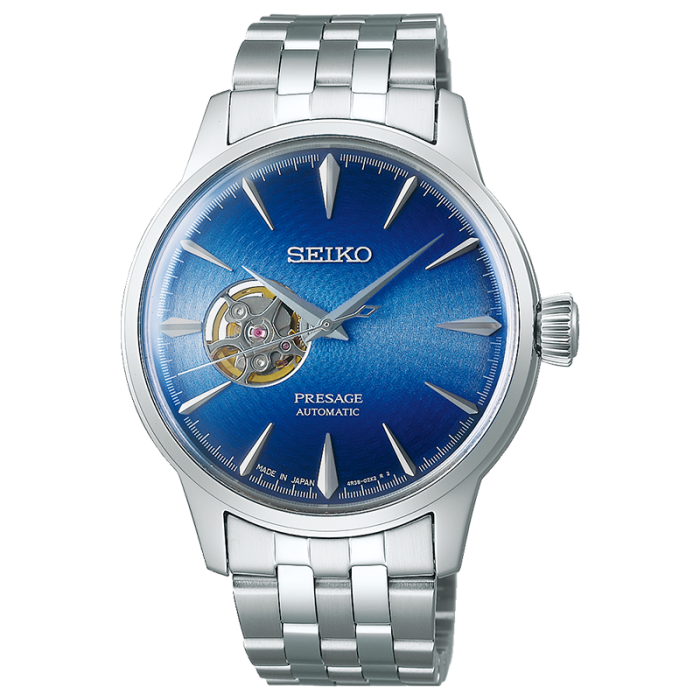 Seiko Presage Automatic Grasshopper Blue Dial Watch for Men
